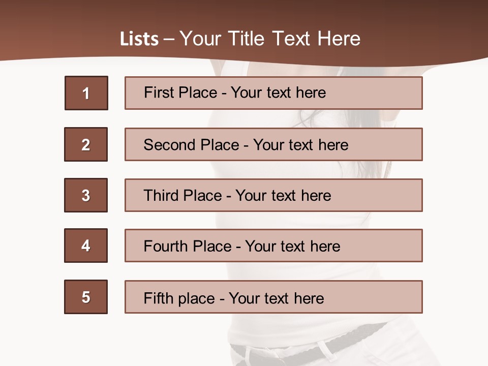 Cheerful Person Lifestyle PowerPoint Template
