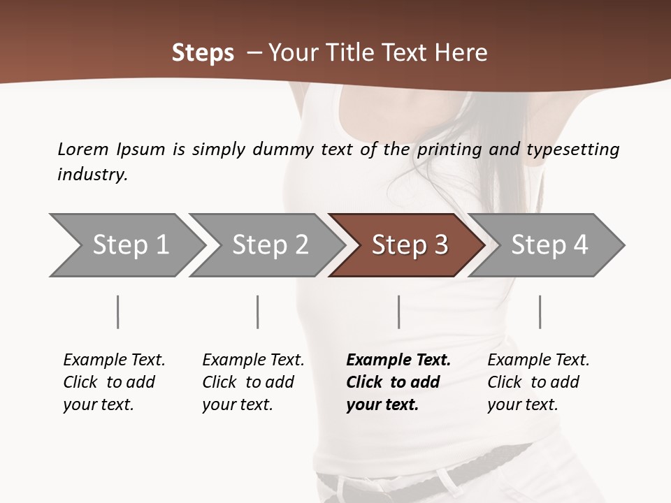 Cheerful Person Lifestyle PowerPoint Template