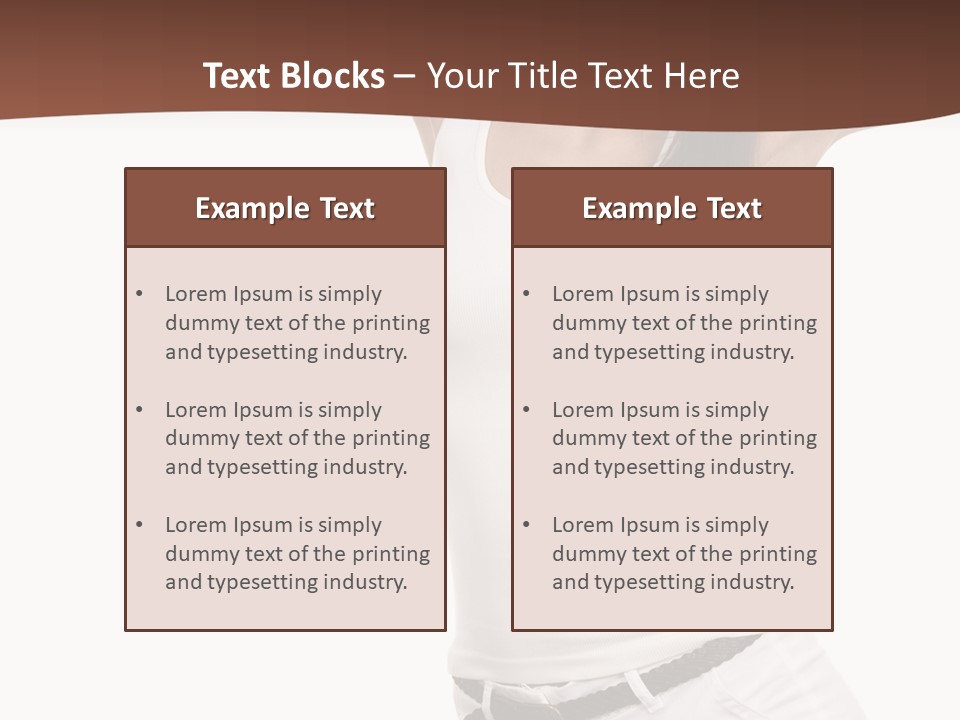 Cheerful Person Lifestyle PowerPoint Template