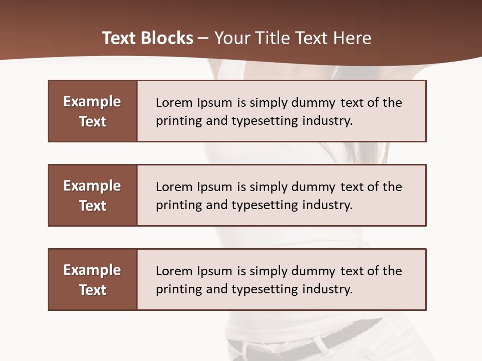 Cheerful Person Lifestyle PowerPoint Template