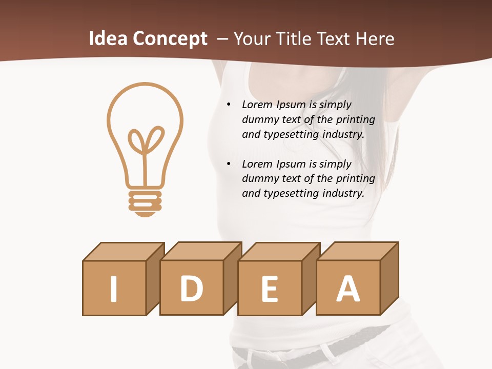 Cheerful Person Lifestyle PowerPoint Template