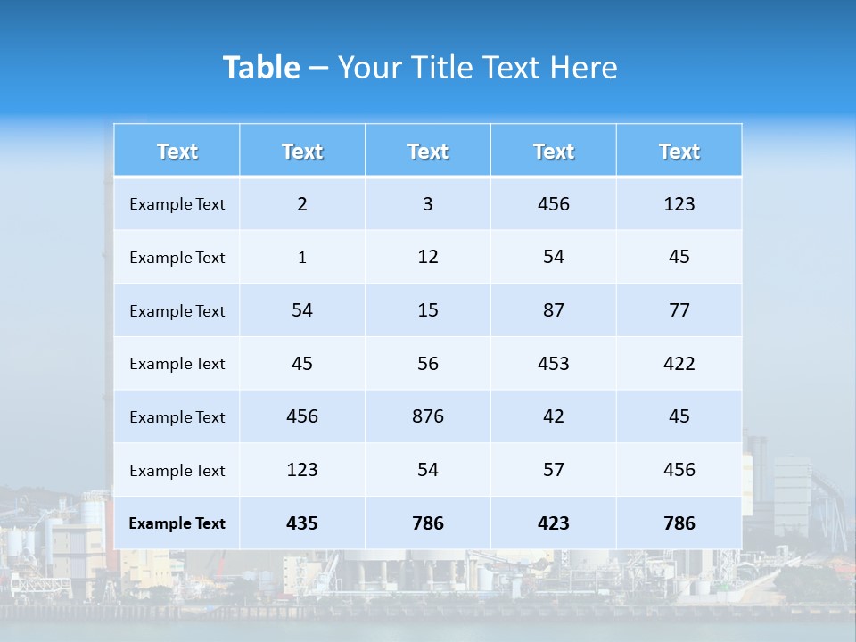 Enviromental Damage High Exhaust PowerPoint Template