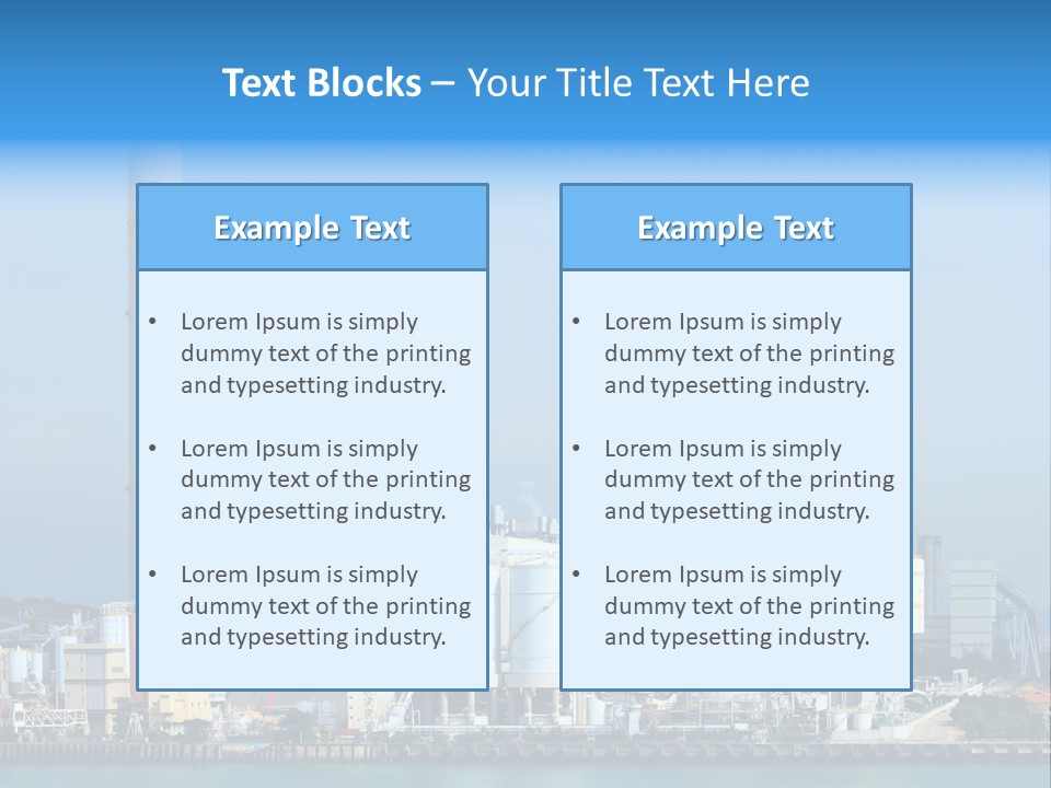 Enviromental Damage High Exhaust PowerPoint Template
