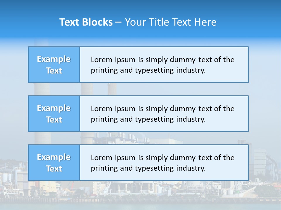 Enviromental Damage High Exhaust PowerPoint Template
