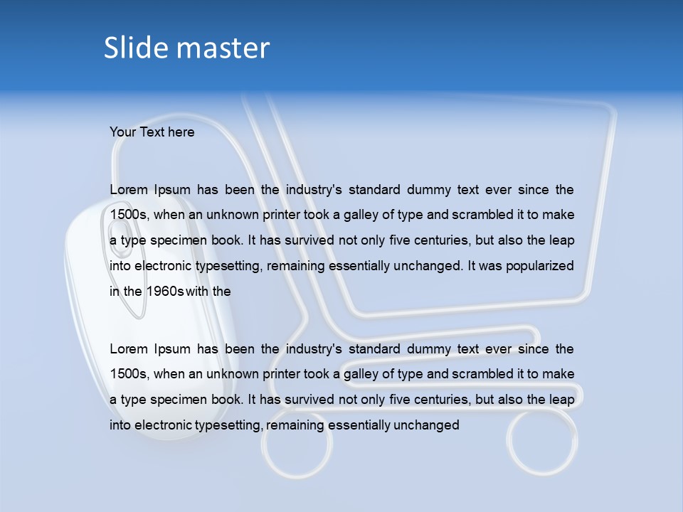 Business Objects Button PowerPoint Template