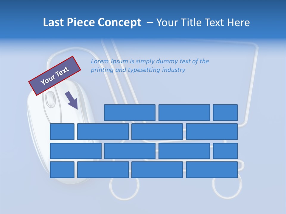 Business Objects Button PowerPoint Template