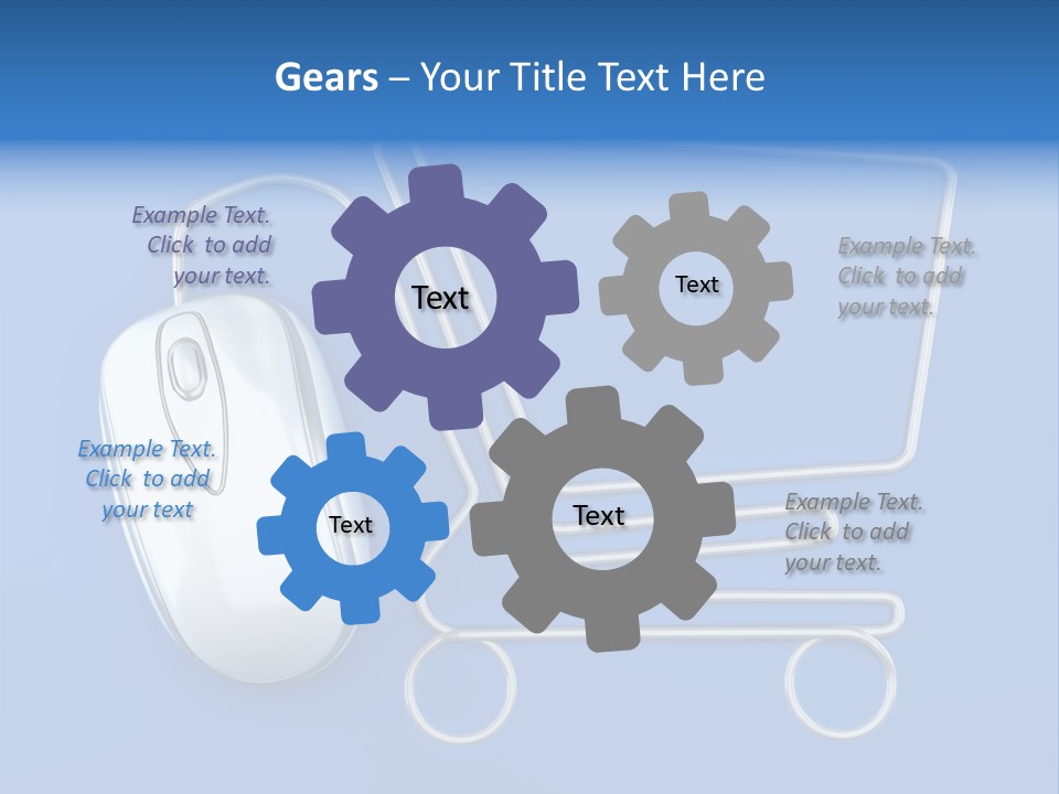 Business Objects Button PowerPoint Template