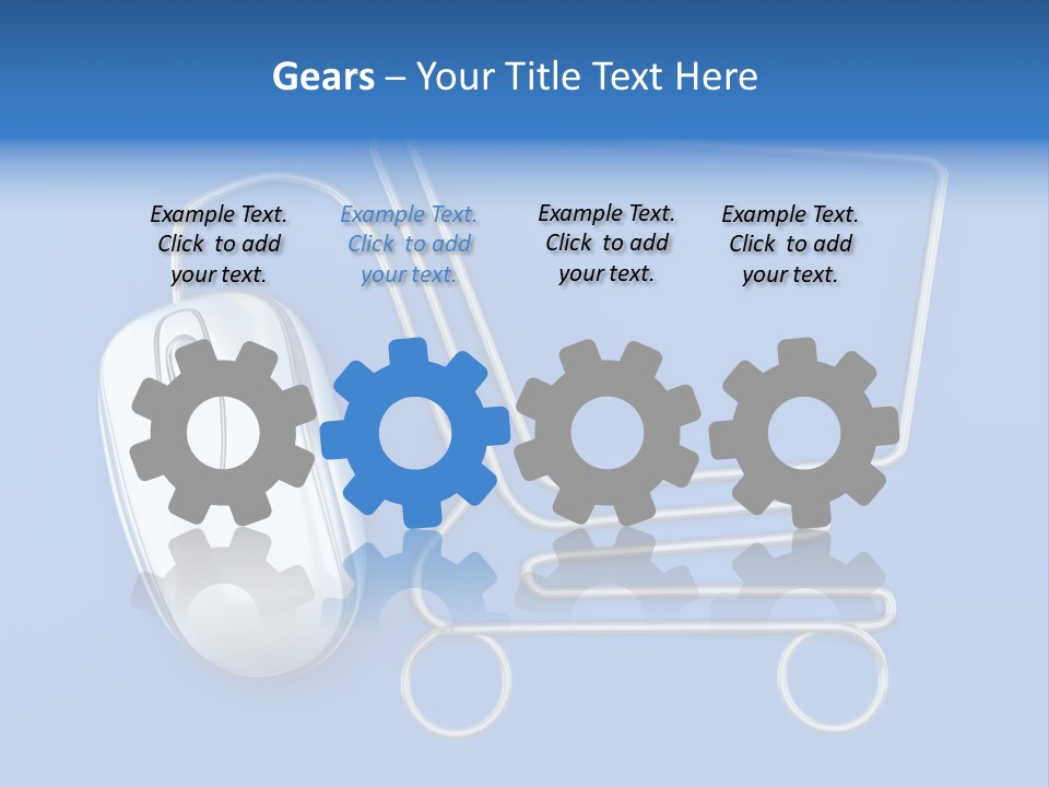 Business Objects Button PowerPoint Template