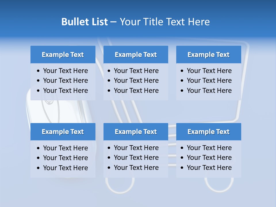 Business Objects Button PowerPoint Template