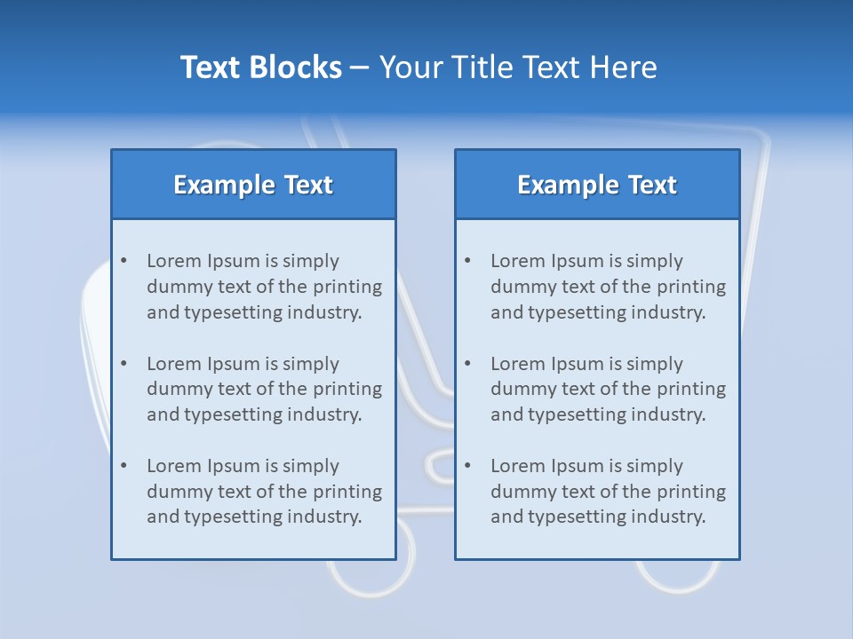 Business Objects Button PowerPoint Template