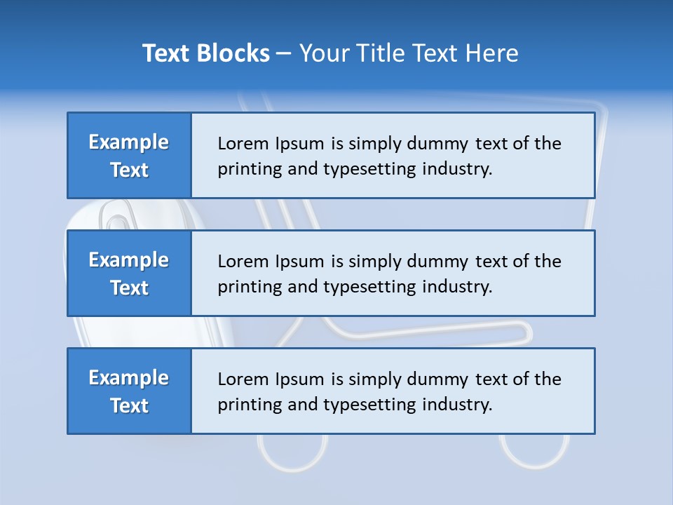 Business Objects Button PowerPoint Template