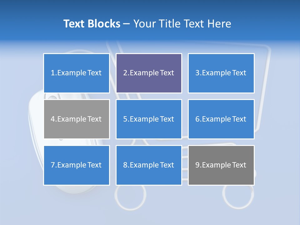 Business Objects Button PowerPoint Template
