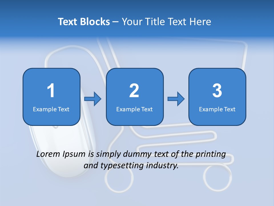 Business Objects Button PowerPoint Template