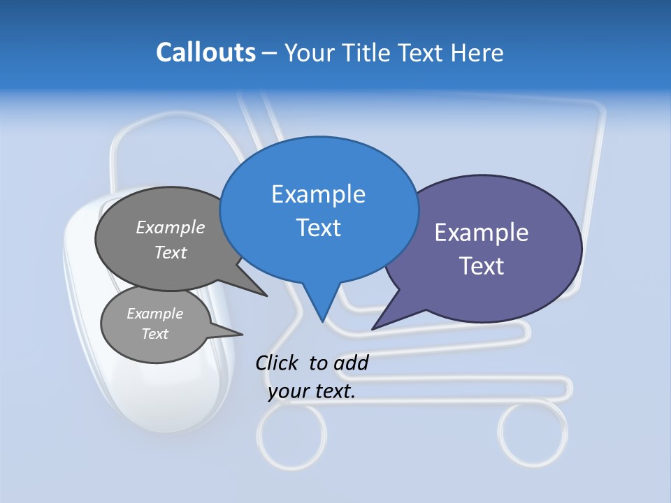 Business Objects Button PowerPoint Template