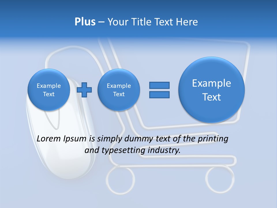 Business Objects Button PowerPoint Template