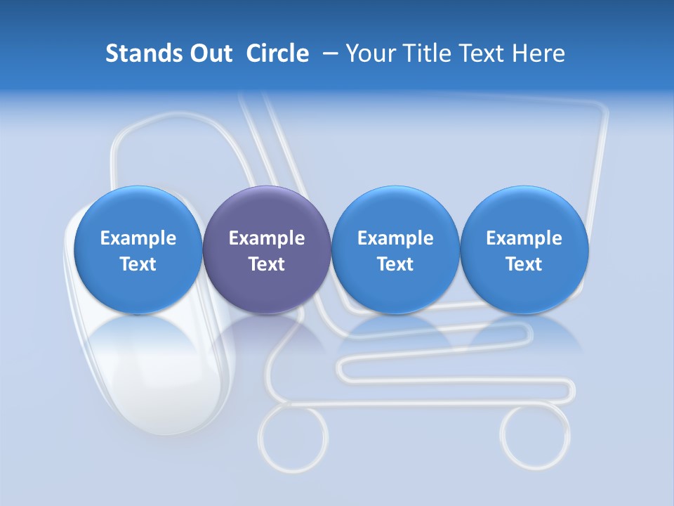 Business Objects Button PowerPoint Template