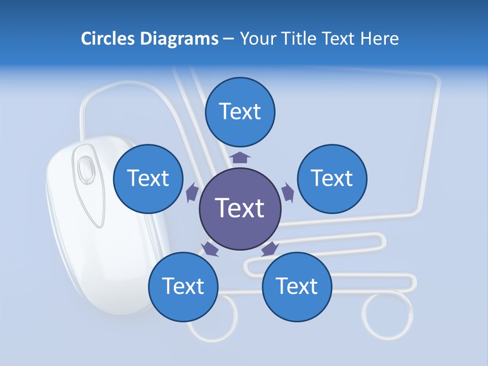Business Objects Button PowerPoint Template