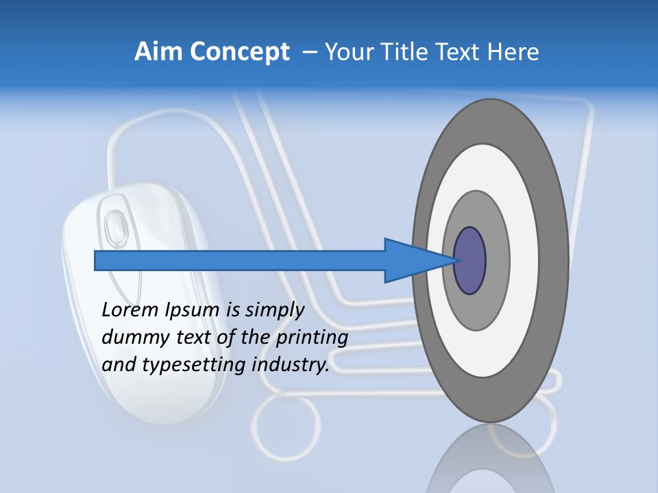 Business Objects Button PowerPoint Template