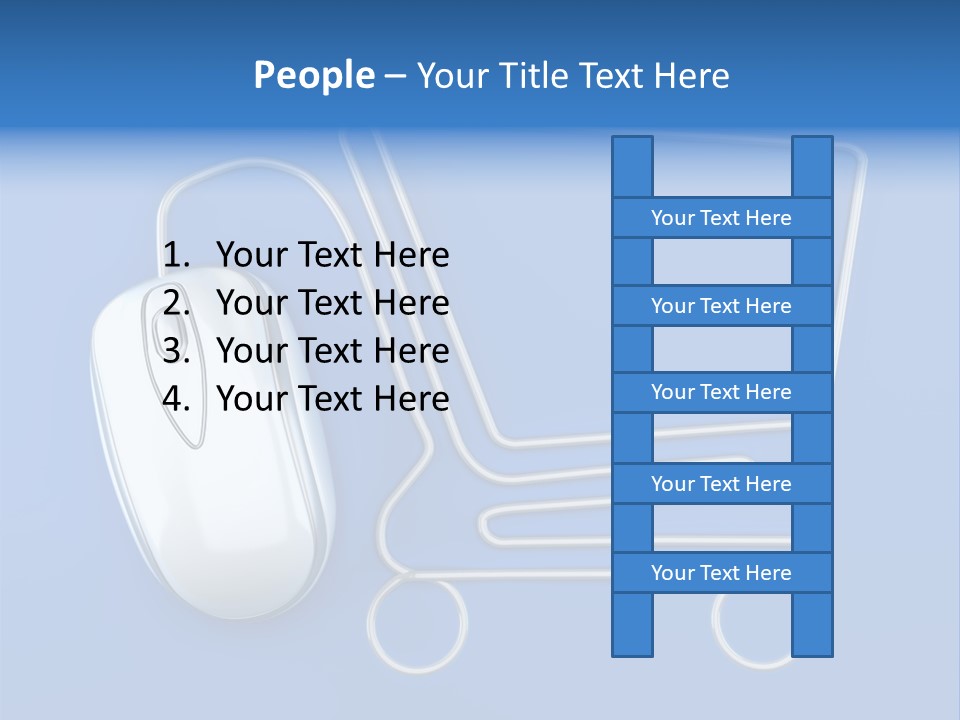 Business Objects Button PowerPoint Template