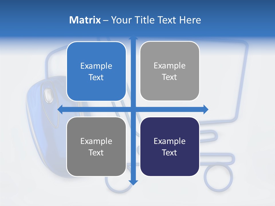 Sale Checkout Basket PowerPoint Template