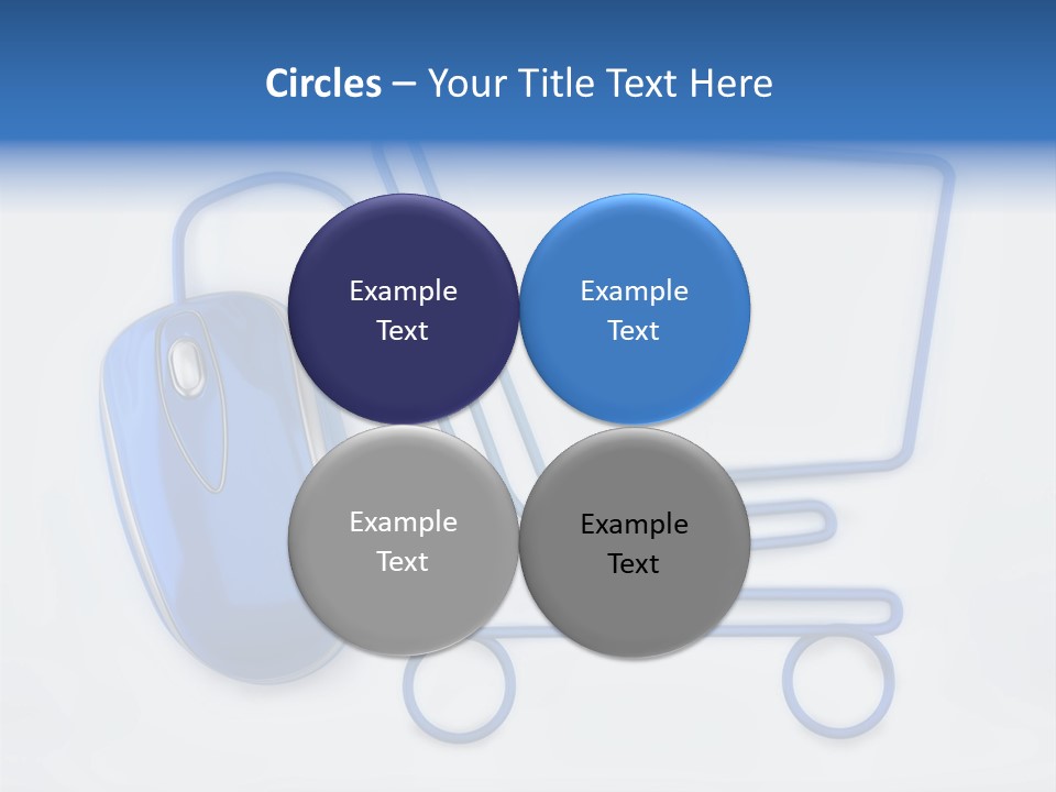 Sale Checkout Basket PowerPoint Template