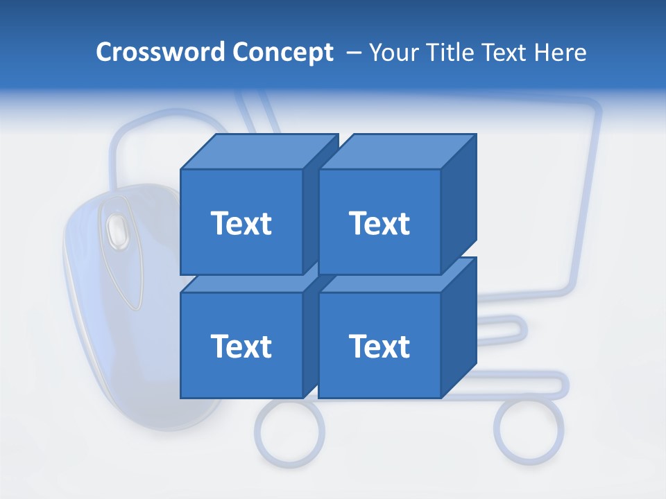 Sale Checkout Basket PowerPoint Template