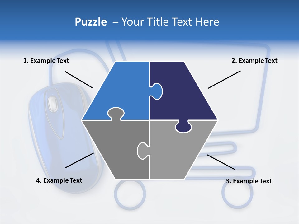 Sale Checkout Basket PowerPoint Template