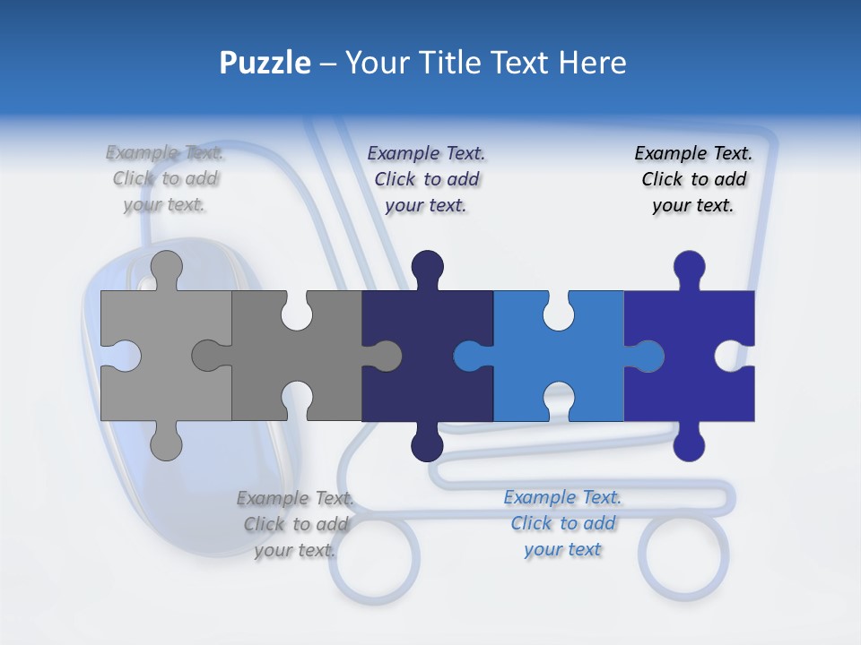 Sale Checkout Basket PowerPoint Template