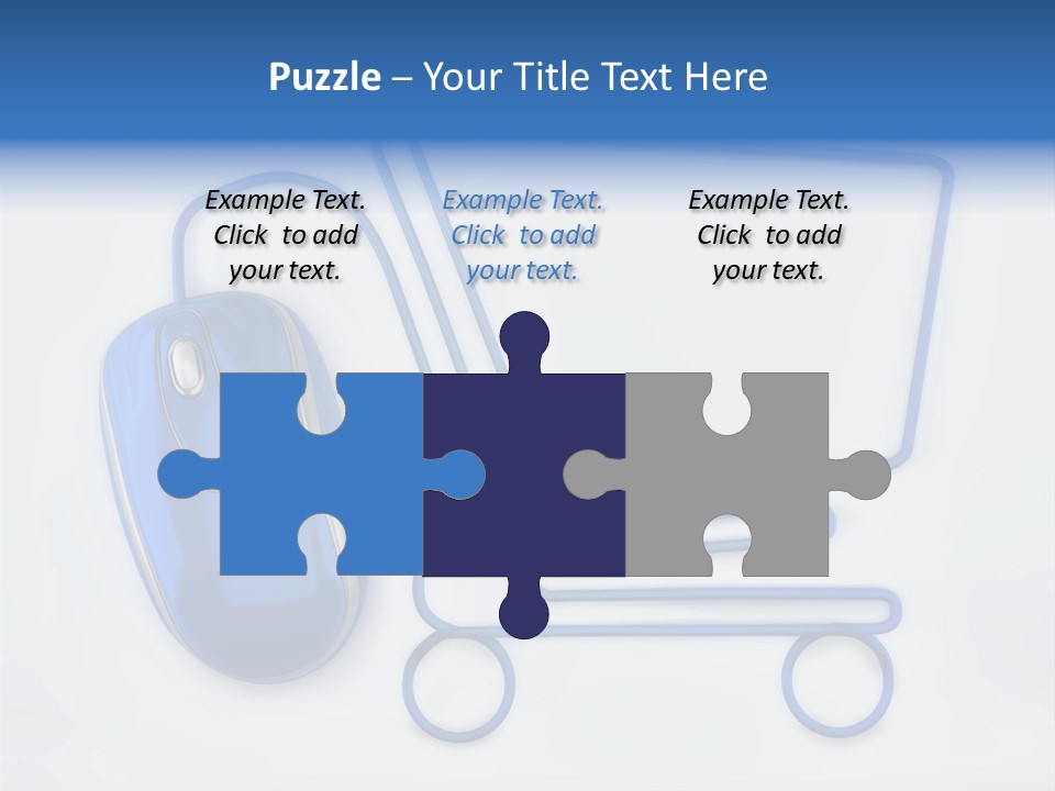 Sale Checkout Basket PowerPoint Template