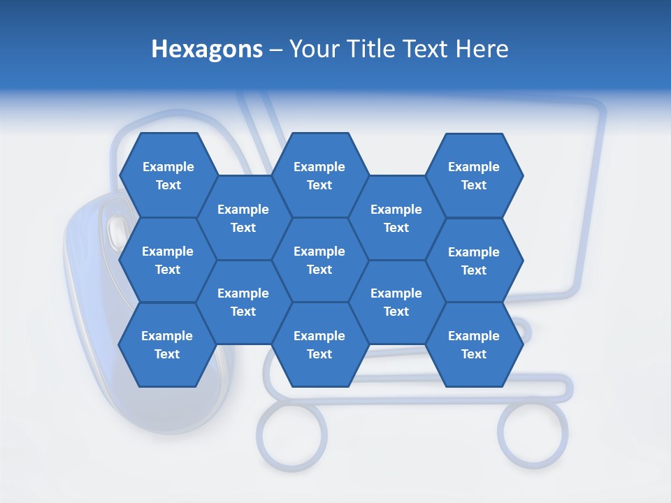 Sale Checkout Basket PowerPoint Template