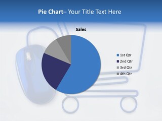 Sale Checkout Basket PowerPoint Template