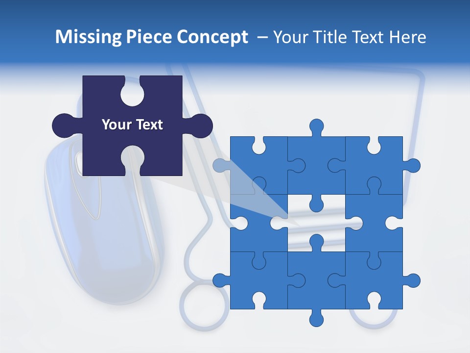 Sale Checkout Basket PowerPoint Template