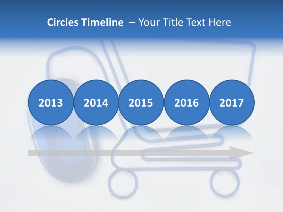Sale Checkout Basket PowerPoint Template