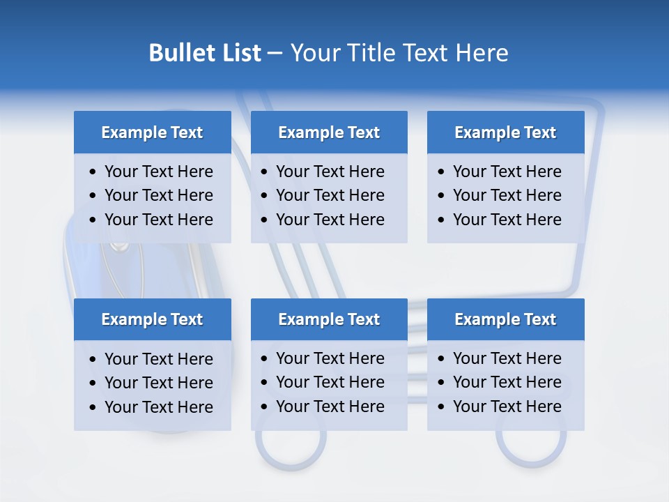 Sale Checkout Basket PowerPoint Template