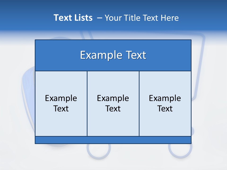 Sale Checkout Basket PowerPoint Template