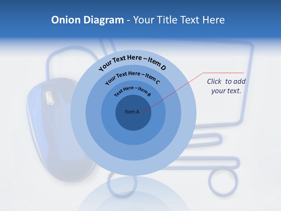 Sale Checkout Basket PowerPoint Template