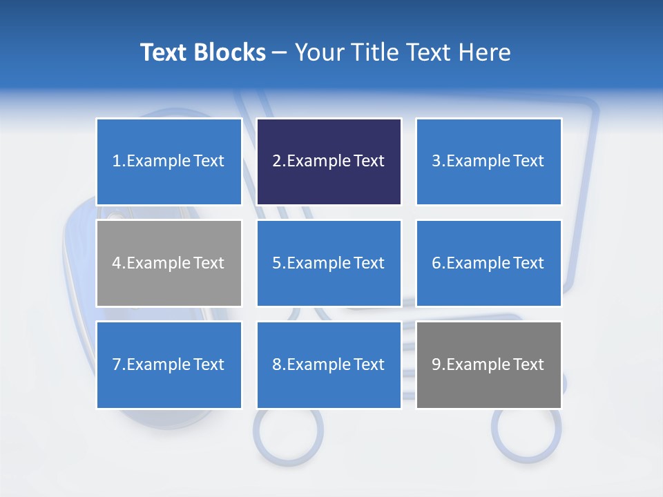 Sale Checkout Basket PowerPoint Template