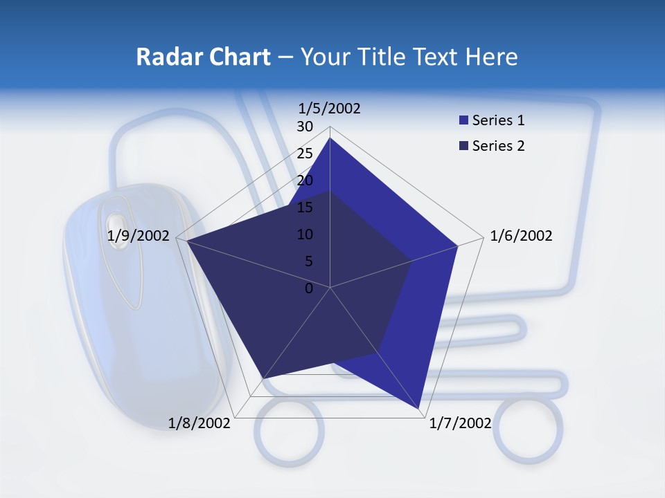 Sale Checkout Basket PowerPoint Template