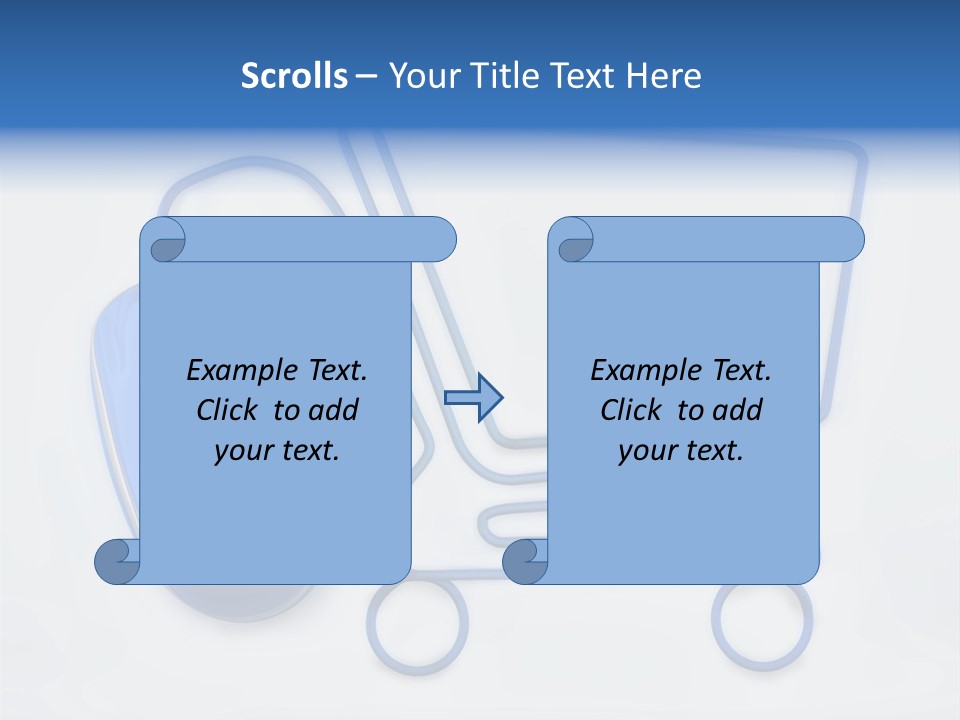 Sale Checkout Basket PowerPoint Template