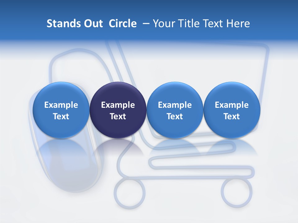 Sale Checkout Basket PowerPoint Template