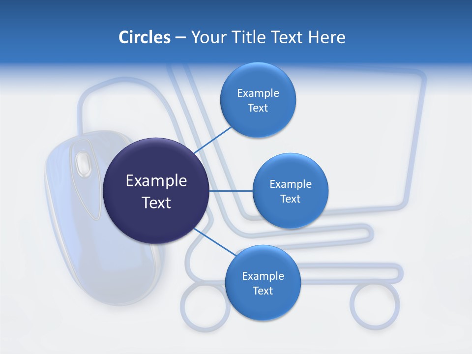 Sale Checkout Basket PowerPoint Template