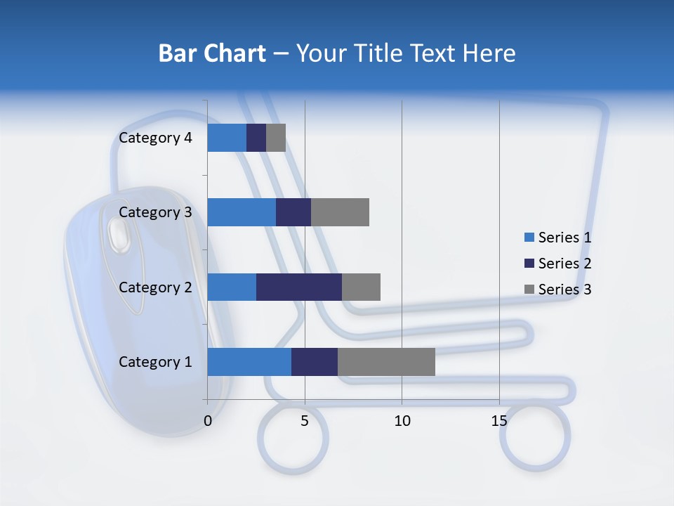 Sale Checkout Basket PowerPoint Template