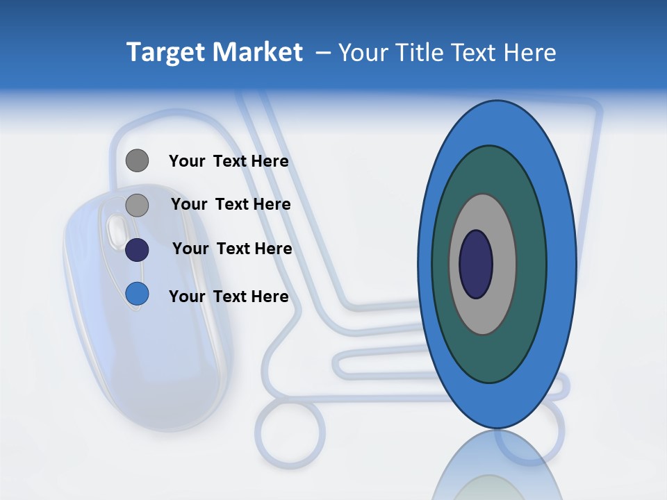 Sale Checkout Basket PowerPoint Template