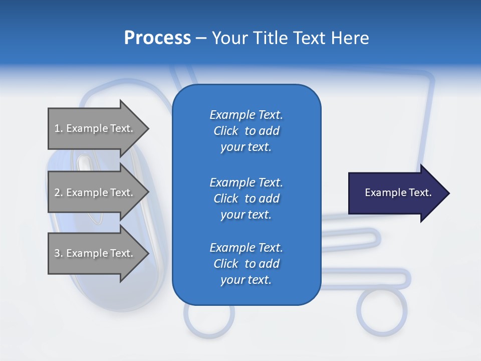 Sale Checkout Basket PowerPoint Template