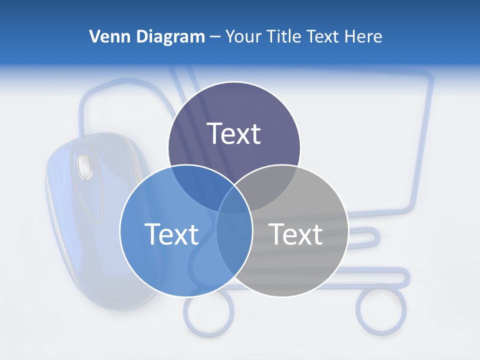 Sale Checkout Basket PowerPoint Template