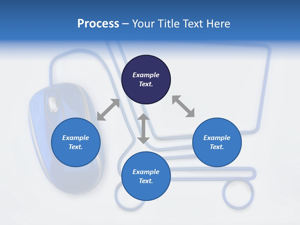 Sale Checkout Basket PowerPoint Template