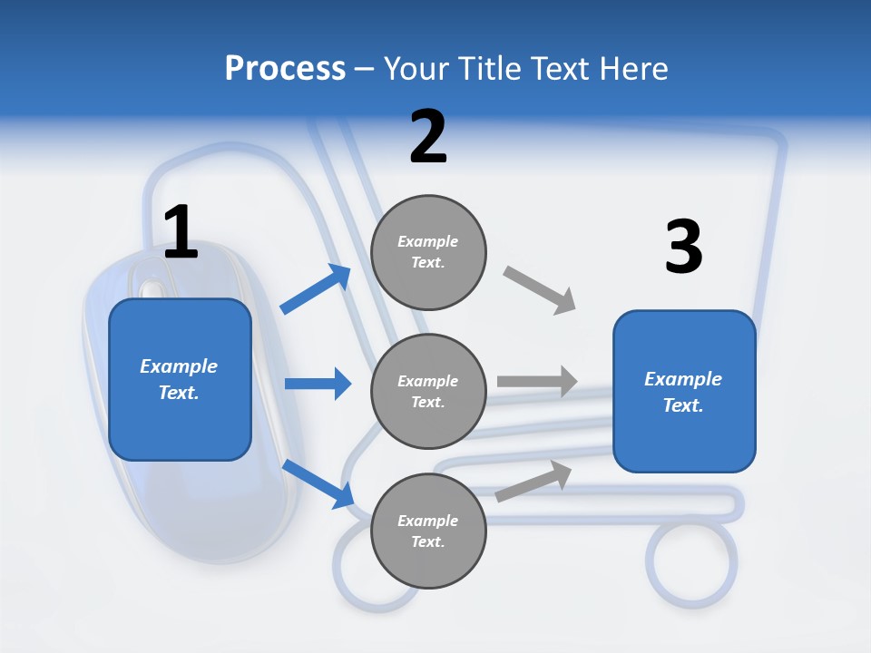 Sale Checkout Basket PowerPoint Template