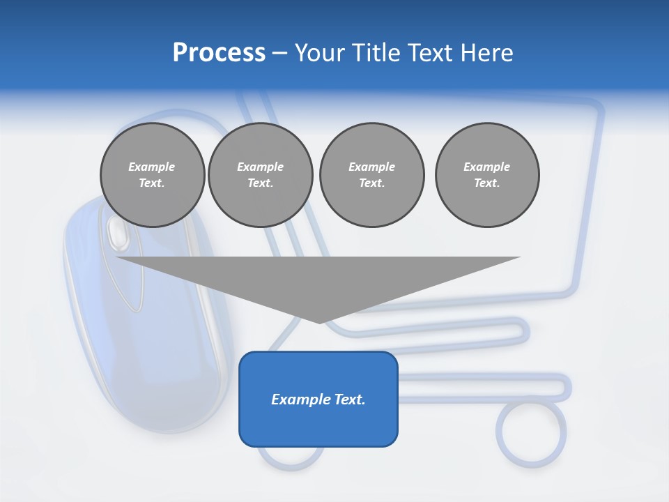 Sale Checkout Basket PowerPoint Template