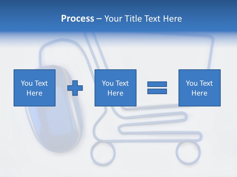 Sale Checkout Basket PowerPoint Template