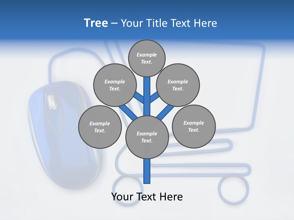 Sale Checkout Basket PowerPoint Template
